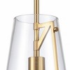 Elk Home Trustle 1 - Light Pendant in  Satin Brass - 3 of 4