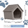Decksplore Cat House for Outdoor Indoor Weatherproof Cat Shelters for Small Outdoor Shelter - 2 of 4