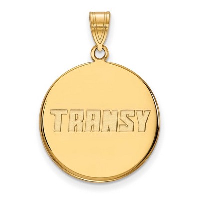 Black Bow Jewelry 10k Yellow Gold Transylvania Pioneers NCAA Large Pendant