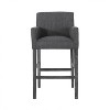 Set of 2 Bar Stool Upholstered Counter Stool Dining Chair Pub Stool -ModernLuxe - 2 of 4