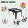 Gymax 48'' Foosball Table Table Top Football Table Soccer Game Table with 2 Balls Score Keepers Ergonomic Handles Foosball Table - 4 of 4