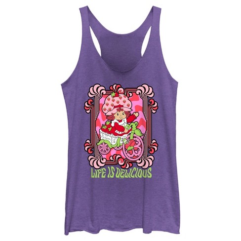 Women's Strawberry Shortcake Berry Cart Racerback Tank Top - image 1 of 4