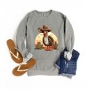 Simply Sage Market Turkey Bird Western Garment Dyed Sweatshirt - 3 of 4
