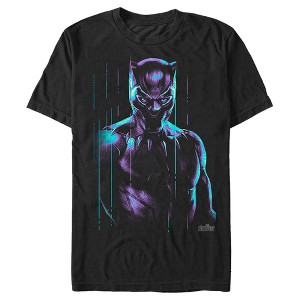 Men's Marvel Black Panther Cyberpunk T-Shirt - 1 of 4