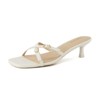 CUSHIONAIRE Women's Milan Kitten Heel Sandals +Memory Foam, Wide Widths Available - 2 of 4