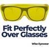 grinderPUNCH Fit Over Sunglasses  Black Wraparound UV Protection for Prescription Glasses Wearers - 2 of 4