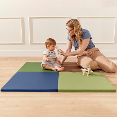 Earthtone Foam Activity Mat Squares, 24-Inch, 4-Pack