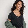 Lands' End Women's Supima Cotton Short Sleeve Scoop Neck Tee - 4 of 4