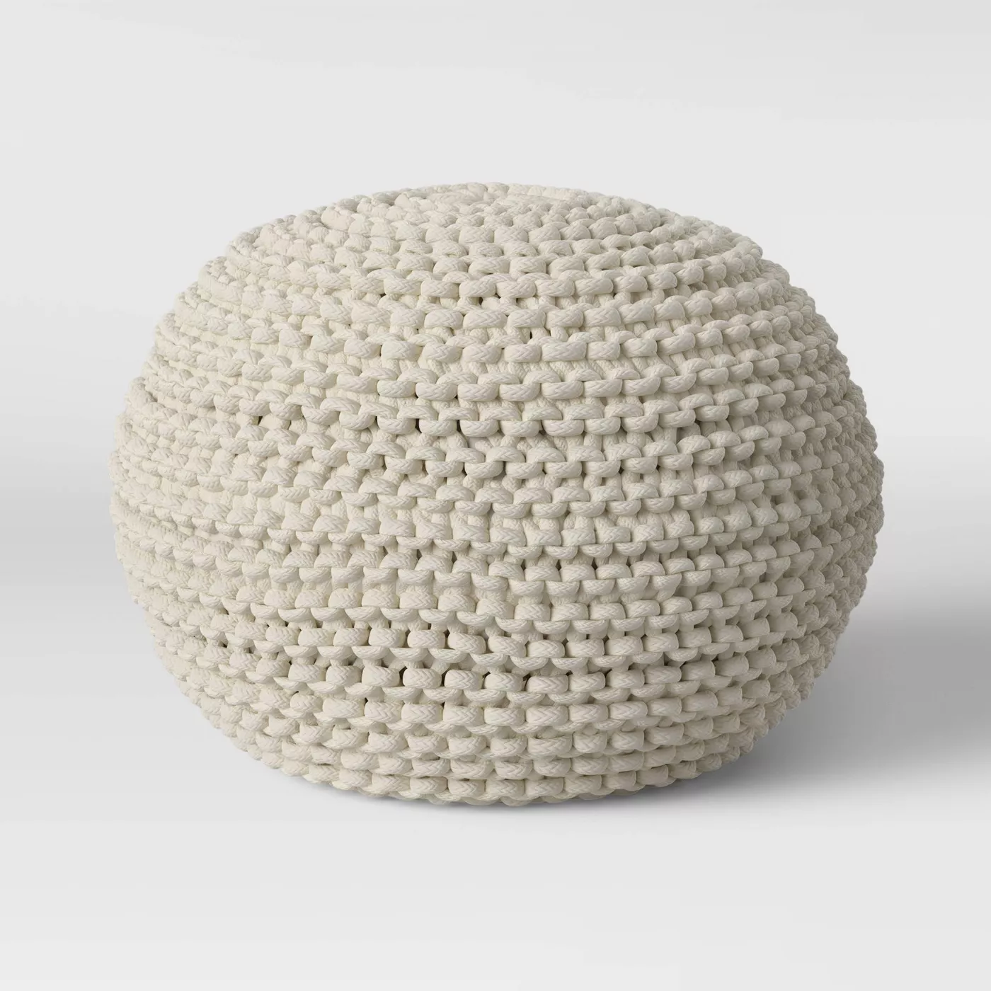 Cloverly Chunky Knit Pouf - Threshold™ 