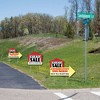 Big Dot of Happiness Garage Sale Signs - Yard Sign with Stakes - Double Sided Outdoor Lawn Sign - Set of 3 - 2 of 4