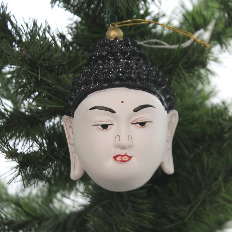 Cody Foster 4.5 Inch Buddha Monk Teacher Religious Leader Tree Ornaments, 2 of 4