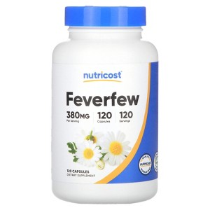 Nutricost Feverfew, 380 mg, 120 Capsules - 1 of 2