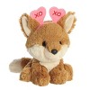 Aurora Small XOXO Fox Love On The Mind Heartwarming Stuffed Animal Brown 6" - 2 of 4