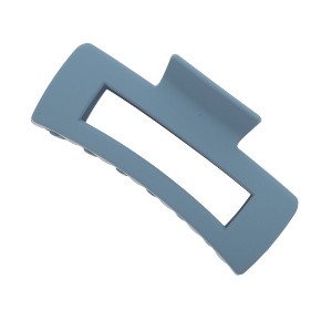 Unique Bargains Rectangle Frosted Hair Clips 1 Pc - 1 of 4