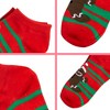 Joyfy 2025 Christmas Advent Calendar: 12-Pair Warm Cotton Socks for Adult Women – 4 Knee-High & 8 Low-Cut Styles, Countdown Calendar for Xmas - 4 of 4