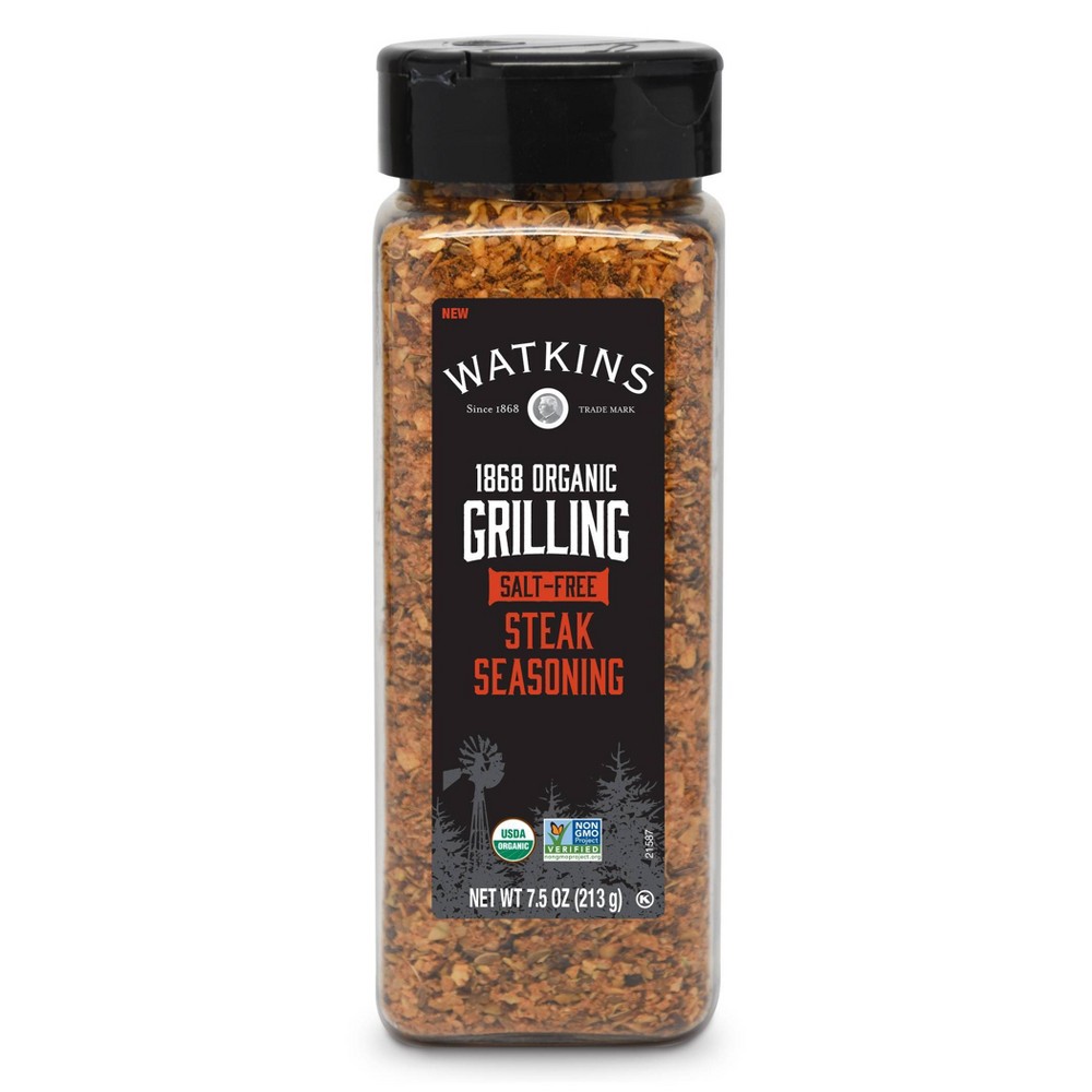 Watkins Organic Grilling Salt-Free Steak Seasoning​ - 7.5oz