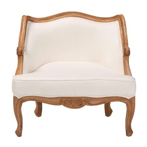 bali & pari Sylvestra Accent Chair: Low Seat, Bayur Wood, Foam Padded, No Assembly Required - 1 of 4
