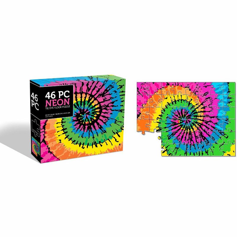Anker Play Neon Tie Die 46 Piece Jigsaw Puzzle, 2 of 4