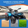 Parent Remote Control 12V Kids Ride-on ATV, 2-Seater with Bluetooth Music, LED Lights & Adjustable Speeds (2-4 MPH) for Ages 3-8 - 4 of 4