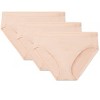 Memoi Combed Cotton Basic Hipster Panties 3 Pack - 3 of 4