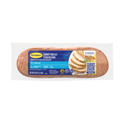 Butterball All Natural 98/2 Turkey Breast Tenderloins - 1.5lbs