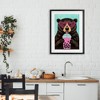 Stupell Industries Bear And Bubble Tea Framed Print Under Glass Art - 3 of 4