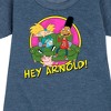 - Hey Arnold! - Arnold and Friends Graphic Short Sleeve Fleece Dress - 2 of 4