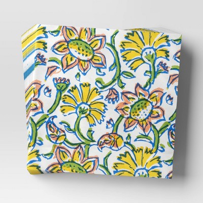 Cocktail Floral Napkins - Threshold&#8482;