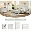VINGLI White Dresser 6 Drawer, Wood Dresser for Bedroom, Chest of Drawers - 4 of 4