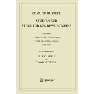 Studien Zur Struktur Des Bewusstseins - (Husserliana: Edmund Husserl - Gesammelte Werke) by  Edmund Husserl (Hardcover) - 1 of 1