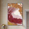 Art Remedy Burgundy and Cork Boho Abstract Wall Art Framed - 2 of 4