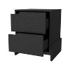 NicBex 14.57 inch Nightstand with 2 Drawers,Wooden Side Table with Sturdy Base,Modern Bedside Table for Bedroom,Living Room - 4 of 4