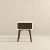 NicBex Modern Minimalist 2-Drawer Nightstand Bedside Table with Angled Legs End Table for Bedroom, Living Room - 4 of 4
