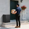 Package Delivery Boxes for Outside, Lockable Anti-Theft Parcel Drop Box, Waterproof Weather Resistant Mailbox for Porch Fence Curbside - 4 of 4