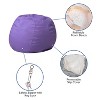 Emma and Oliver Small Bean Bag Chair for Kids and Teens - 4 of 4