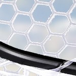 black pole and white net