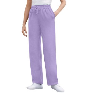 Woman Within Plus Size Tall Better Fleece Sweatpant - 1 of 4