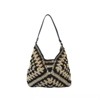 BEAFUP Straw Hobo Bags for Women,Large Woven Tote Bag Summer Crochet Shoulder Bag,Vintage Beach Bag Foldable Handbag for Vacation - 2 of 4