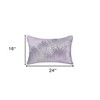 16" X 24"  Abstract Polyester Zippered Pillow With Beads - 3 of 4