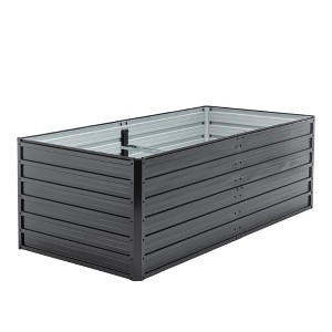 Maliang Metal Raised Garden Bed, Outdoor Planter Boxes for Vegetables, Raised Beds for Growing Flowers Herbs Succulents - 1 of 4