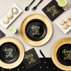 Blue Panda 144-Piece Cheers to 30 Years Plates, Napkins, Cutlery, Cups, 30th Birthday Party Supplies, Anniversary, Serves 24 - 2 of 4