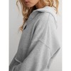 Coolmee Women's Oversized Hoodies V Neck Sweatshirts Long Sleeve Pullover Clothes Fall Trendy Outfits - 4 of 4