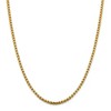 Black Bow Jewelry 3.5mm, 14k Yellow Gold Hollow Round Box Chain Necklace - 3 of 4