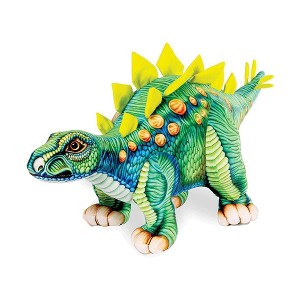 Underwraps Costumes Real Planet Stegosaurus Green 22 Inch Realistic Soft Plush - 1 of 4