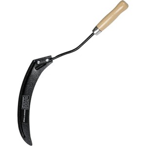 Spear & Jackson Little Giant Scythette Grass Hook, Heavy Duty Garden Tool, Sharp Curved Blade, Wooden Handle, Cut and Clear Grass Weeds and Overgrowth - 1 of 4