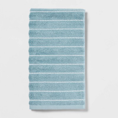 Performance Plus Hand Towel Aqua Striped - Threshold™
