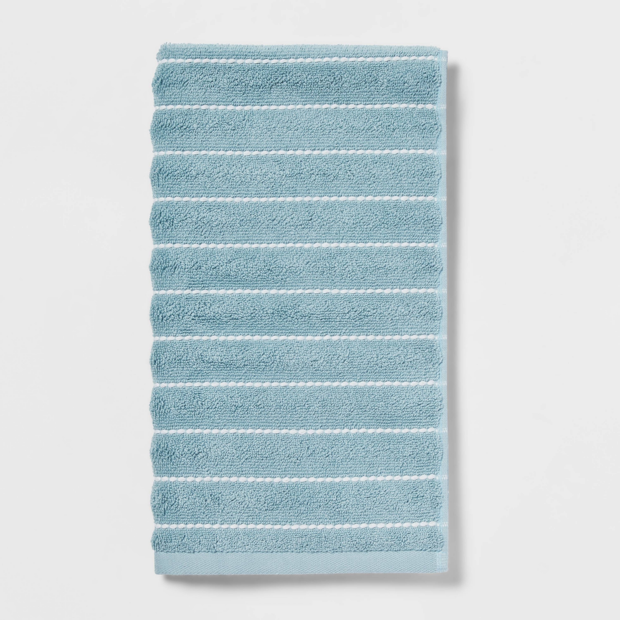 Performance Plus Hand Towel Aqua Striped - Threshold™