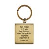 Dicksons Teachers Plant Seeds Of Knowledge Gold 3 inch Zinc Alloy Keychain Accessory - 2 of 2