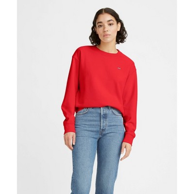 Levi's Red Sweatshirt Womens Poland, SAVE 30% 