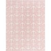 Unique Loom Outdoor Coastal Ahoy Solid Print Woven Area Rug - 2 of 4
